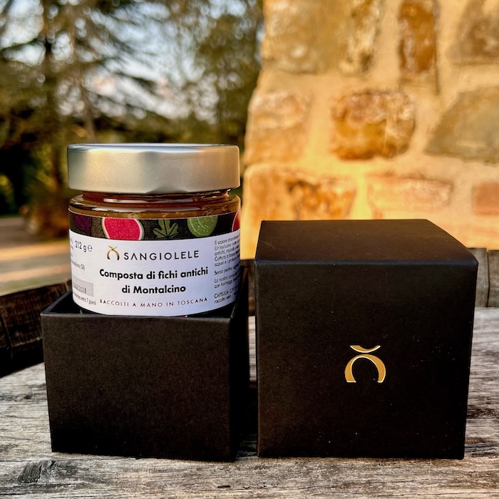 Compote of ancient figs from Montalcino 212 g (Gift Box)